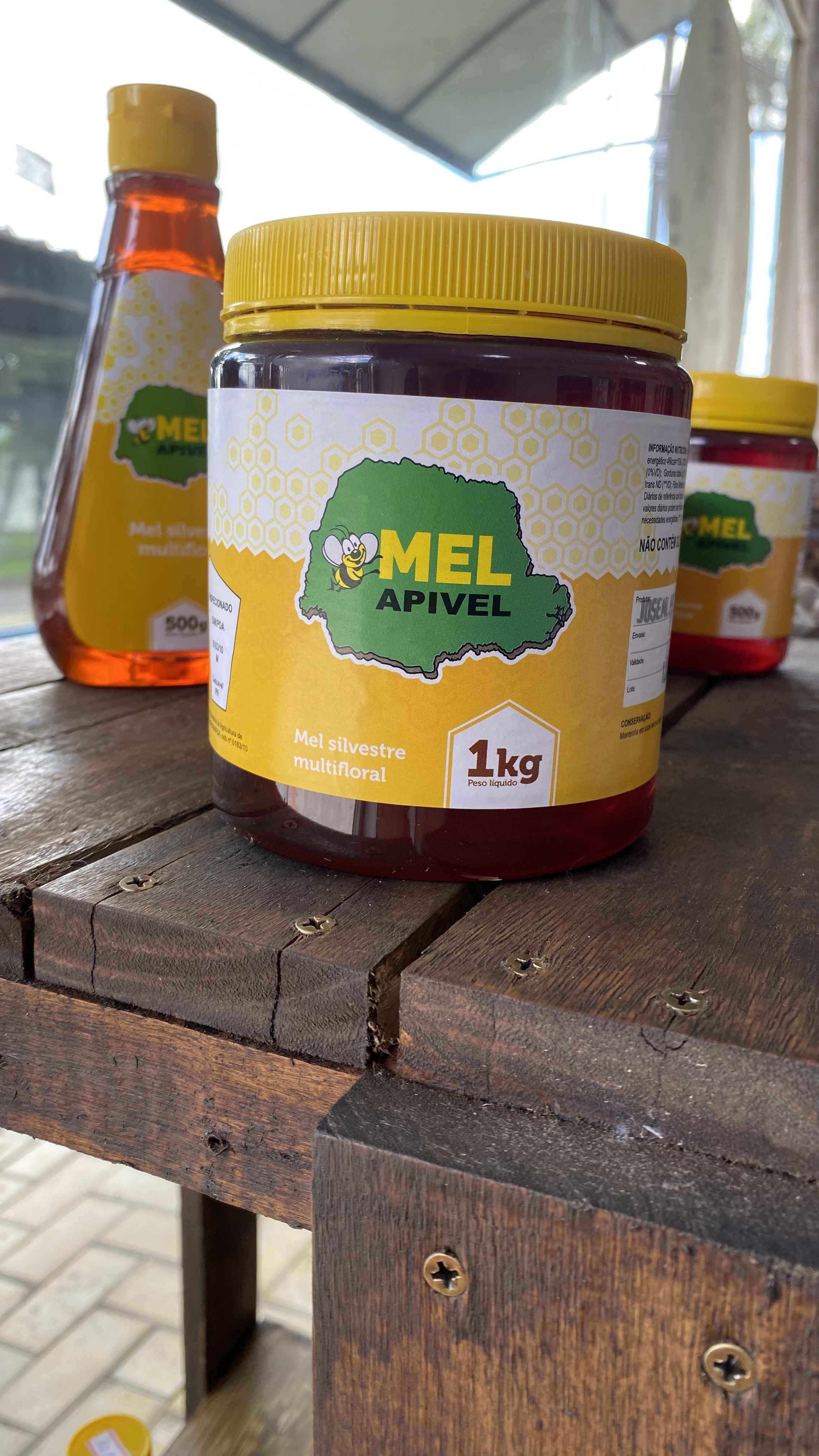Mel 100% puro e natural de 1kg