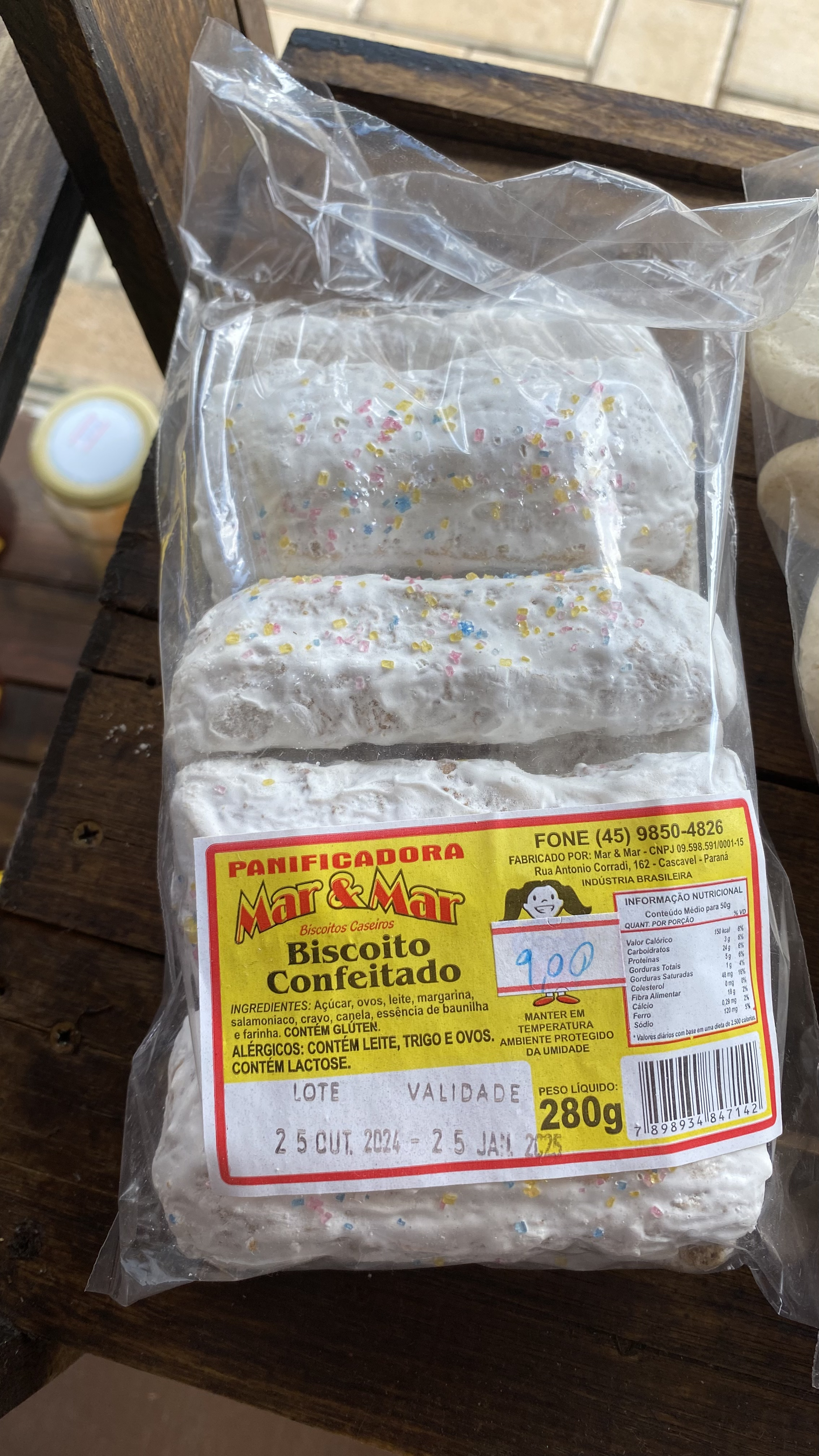 Biscoito confeitado