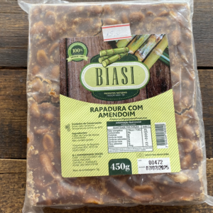 Rapadura com amendoim