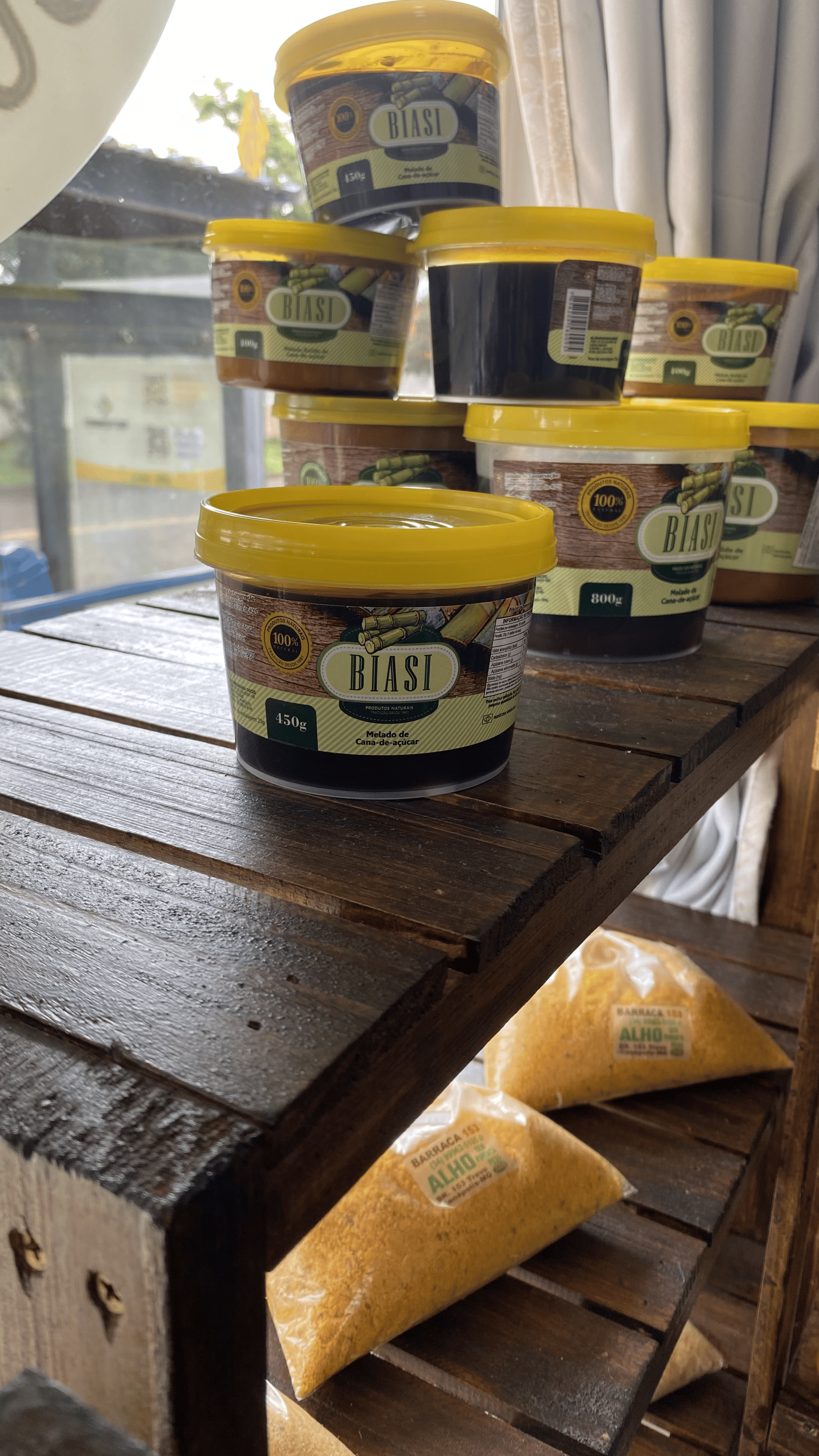 Melado de cana-de-açúcar de 450g