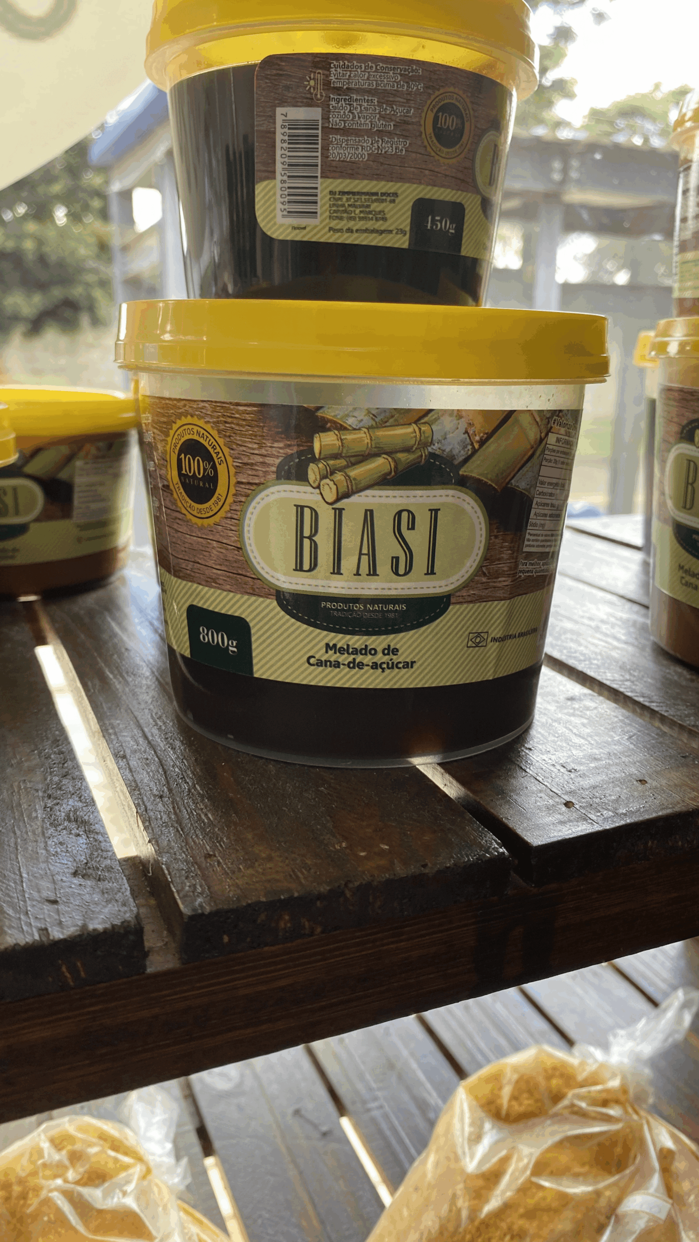 Melado de cana-de-açúcar de 800g