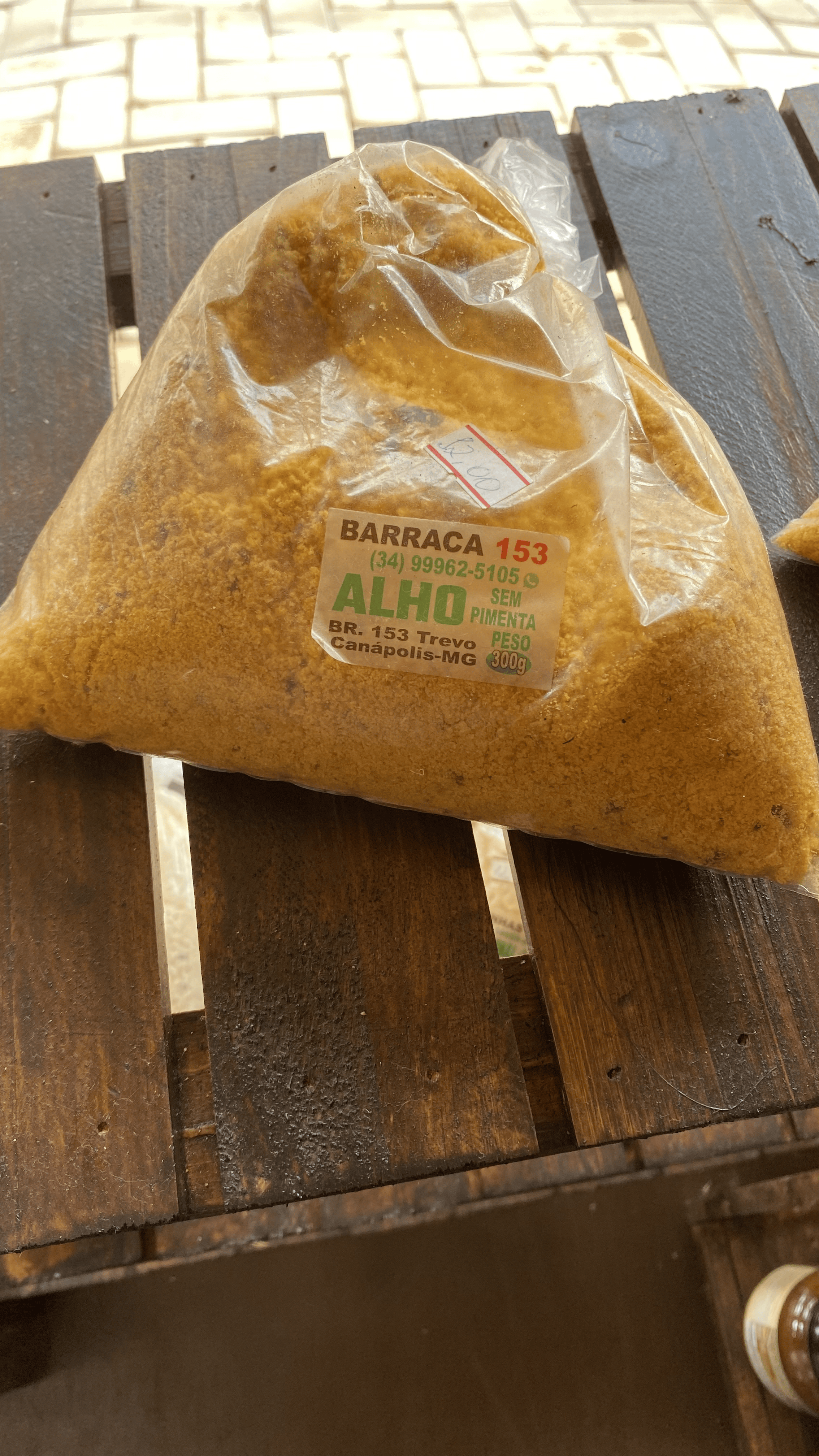 Farofa de alho sem pimenta