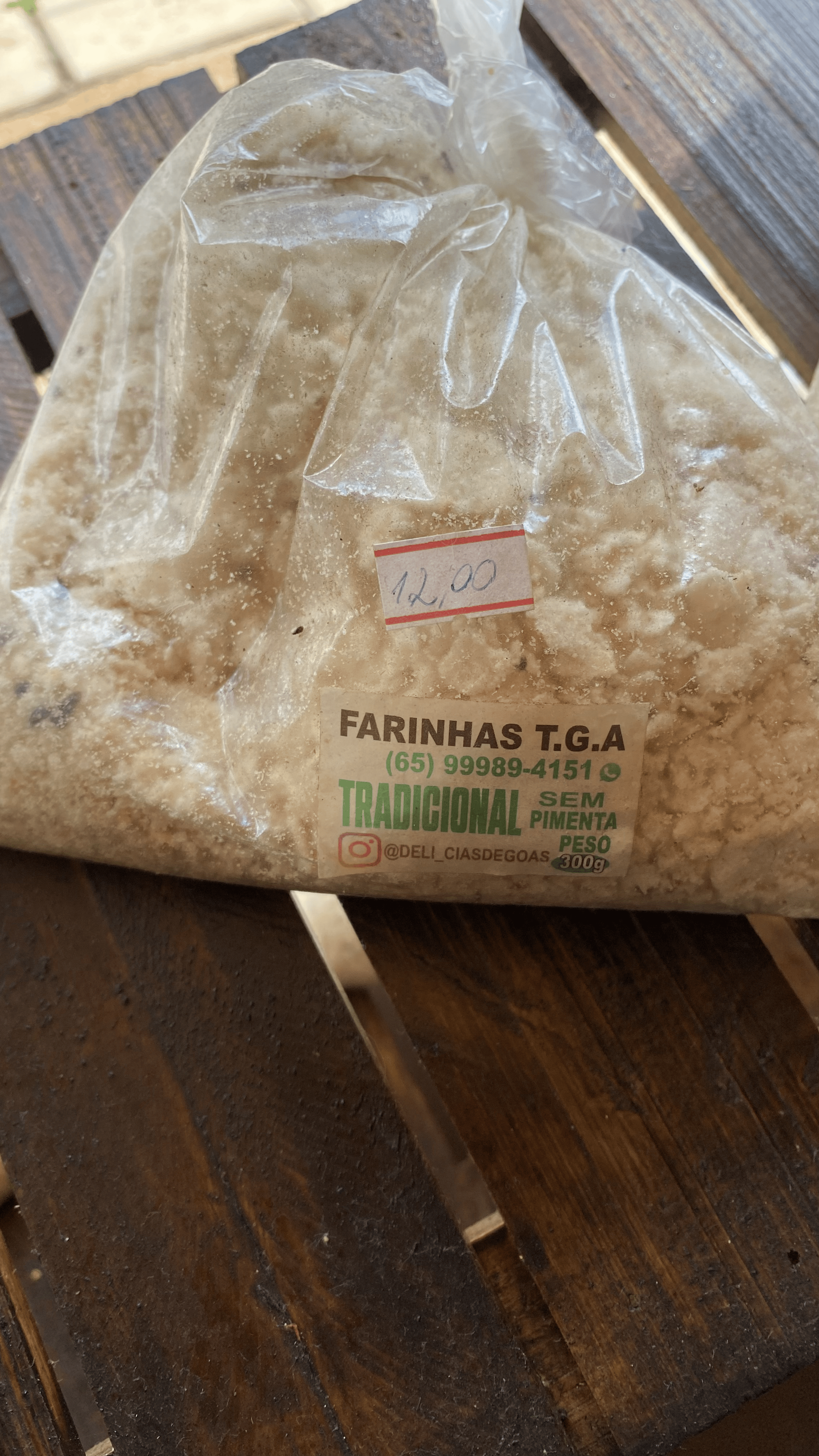 Farofa tradicional sem pimenta