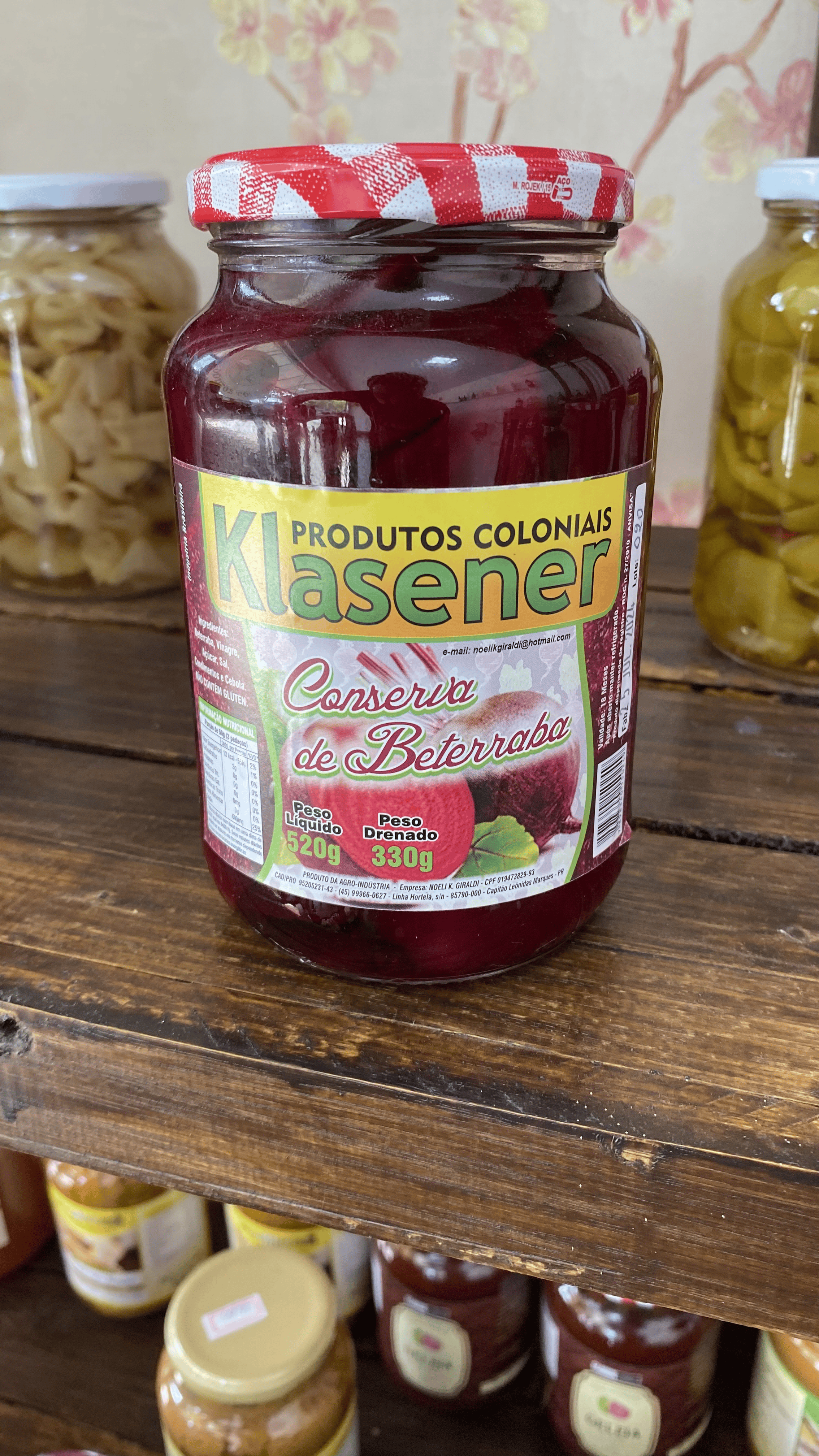 Conserva de beterraba