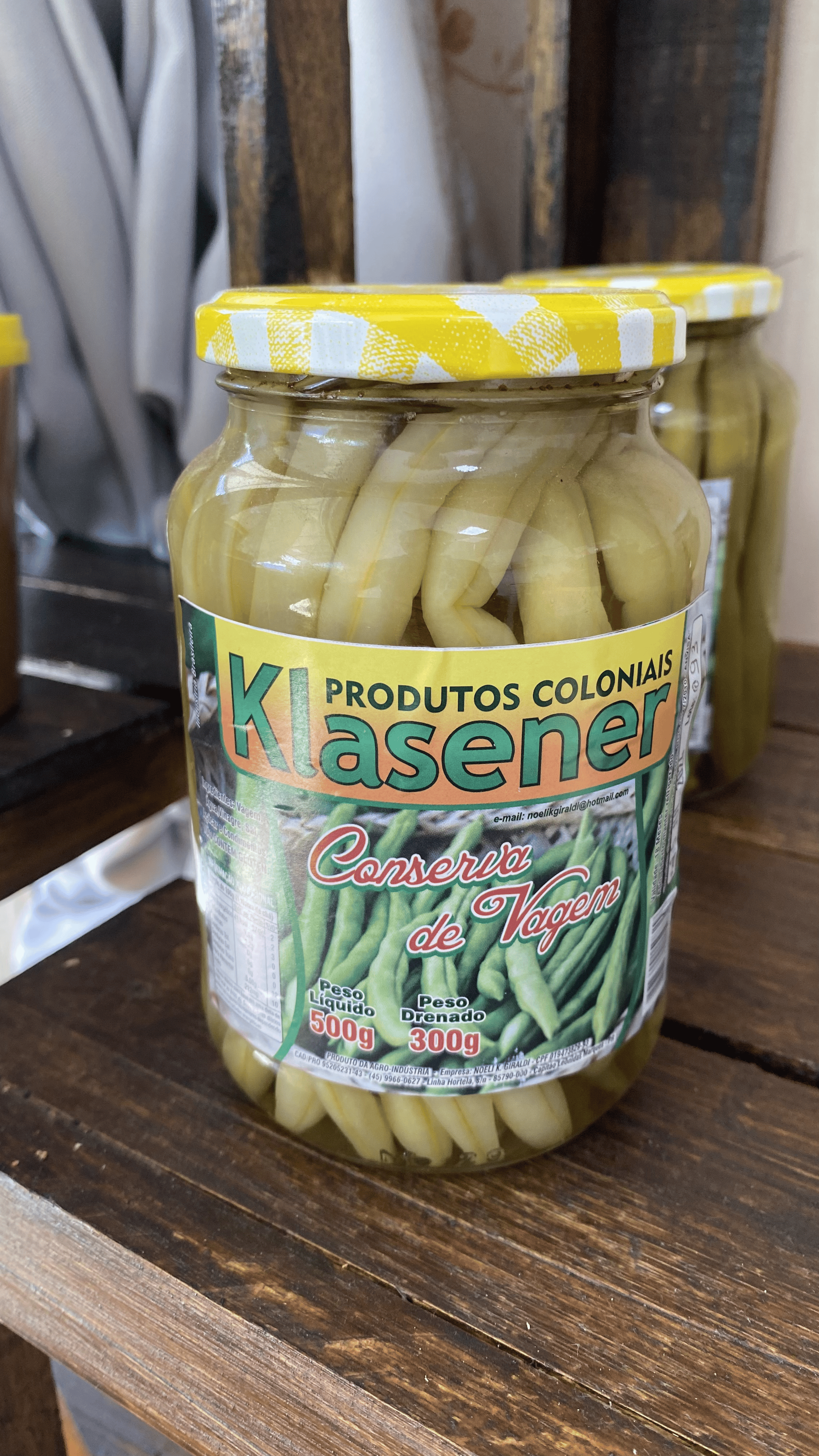 Vagem em conserva de 500g