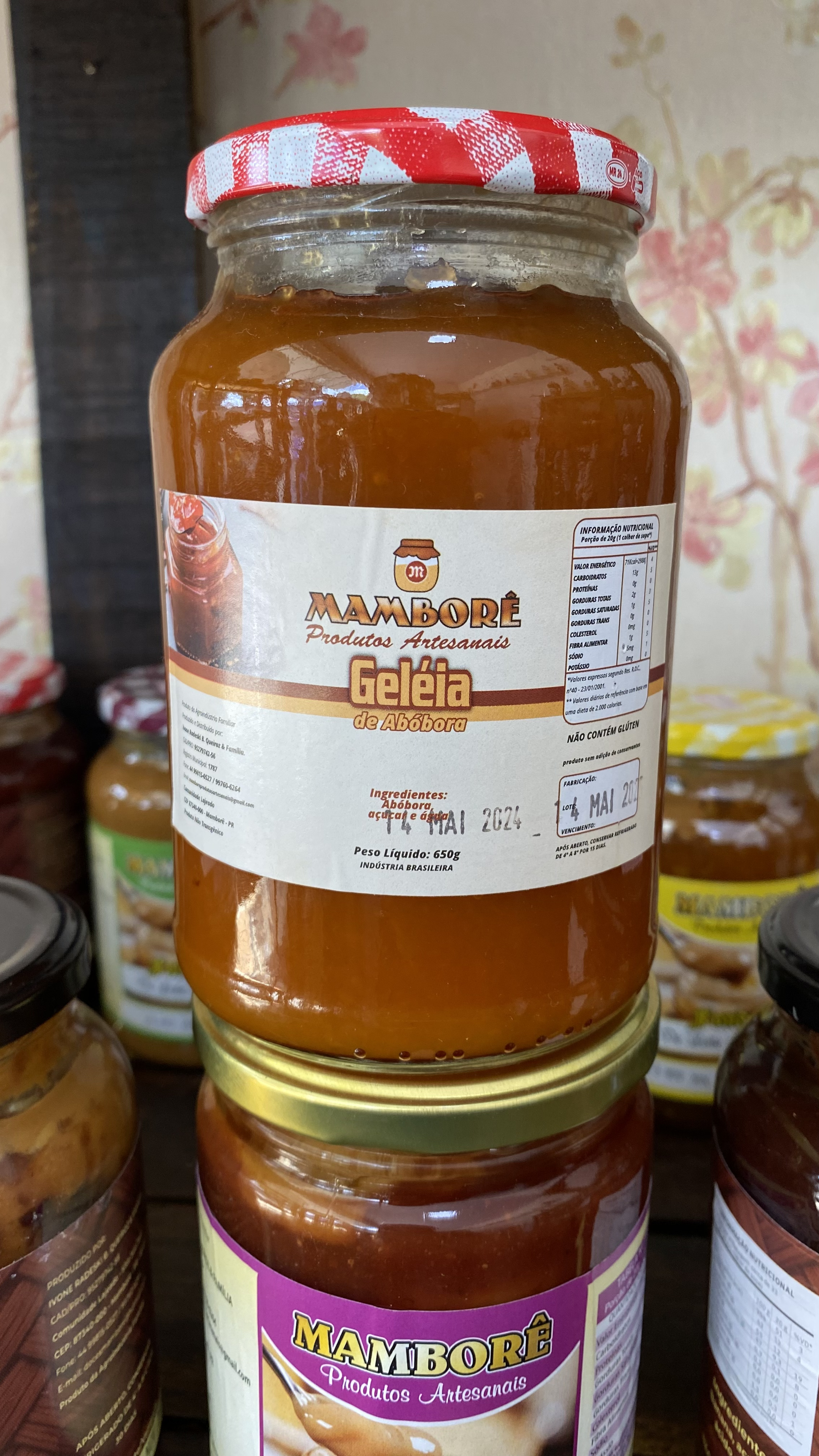 Geleia de abóbora de 650g